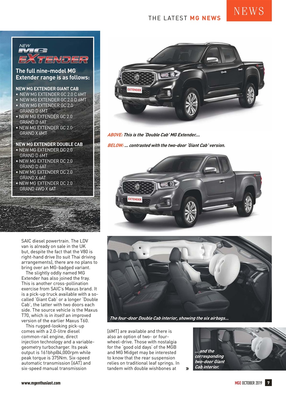 MG Enthusiast Preview Pages