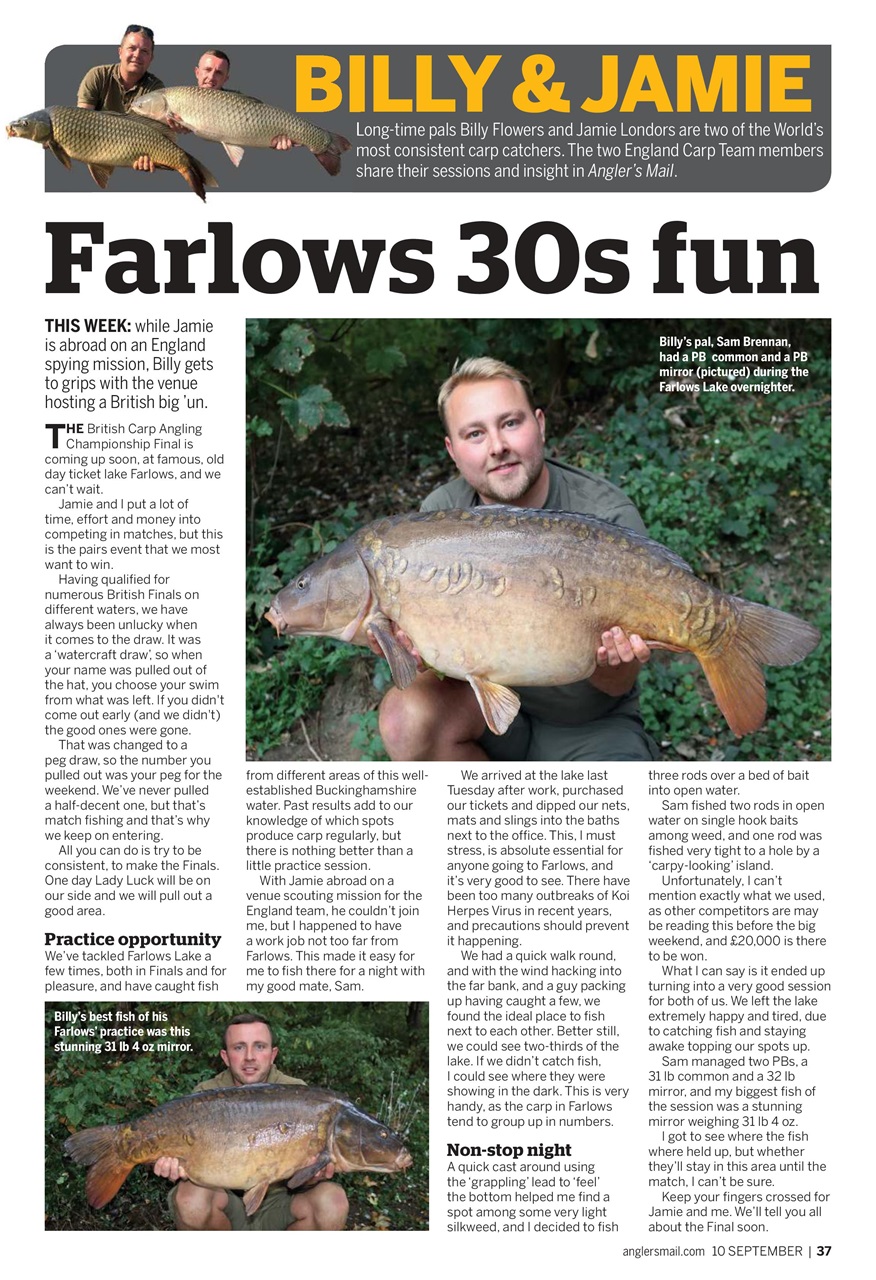 Anglers Mail Preview Pages