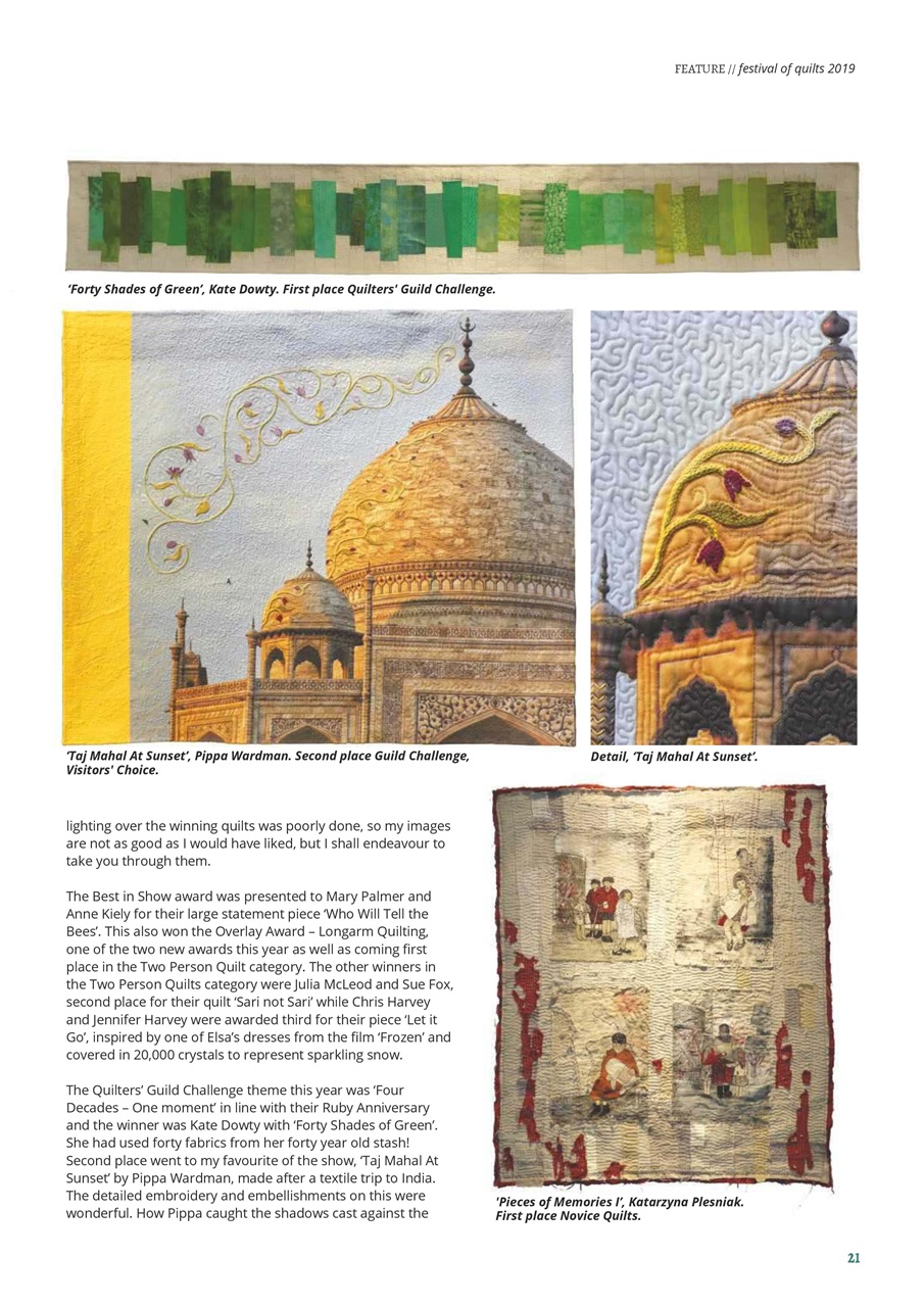 Patchwork and Quilting Preview Pages