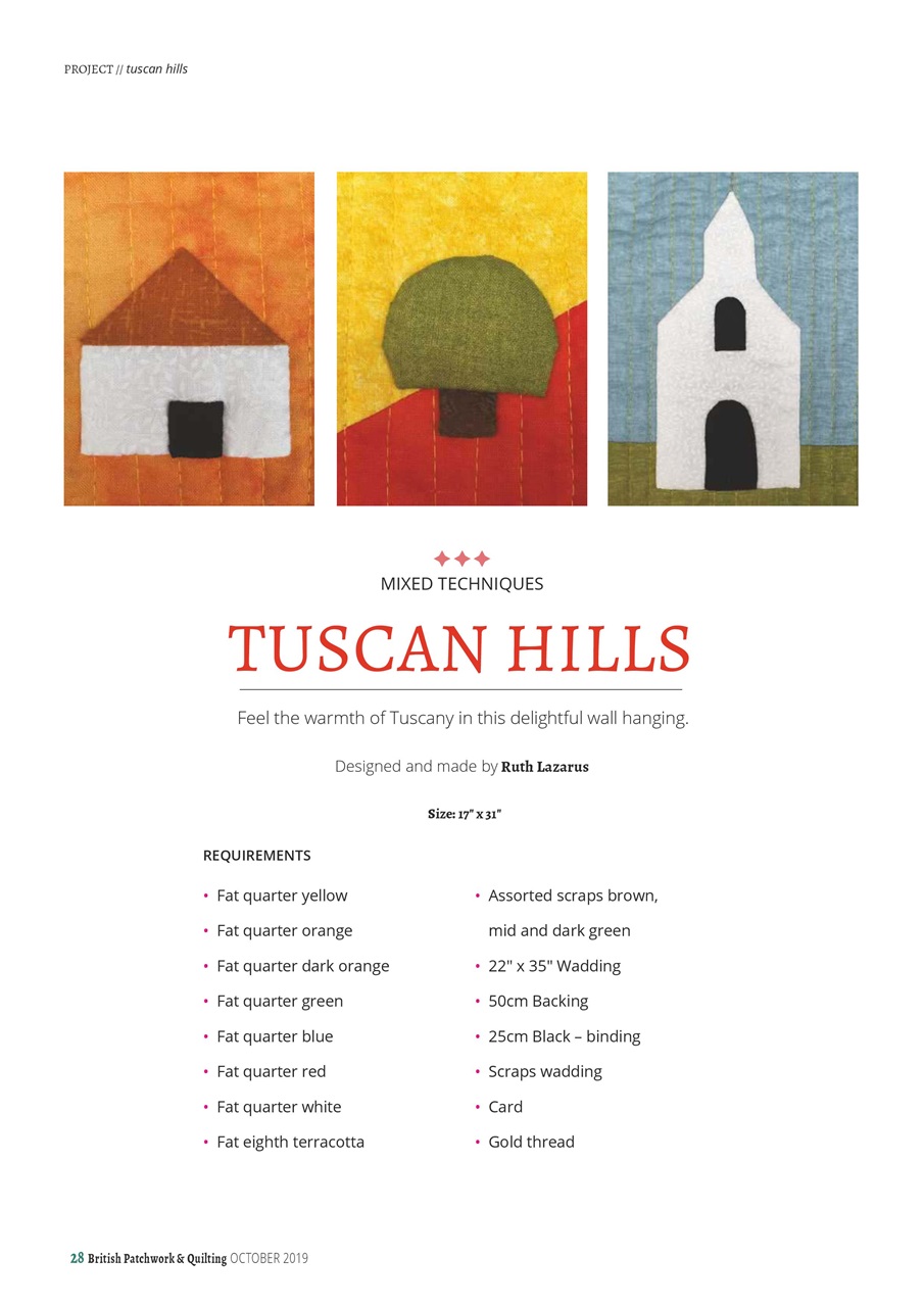 Patchwork and Quilting Preview Pages