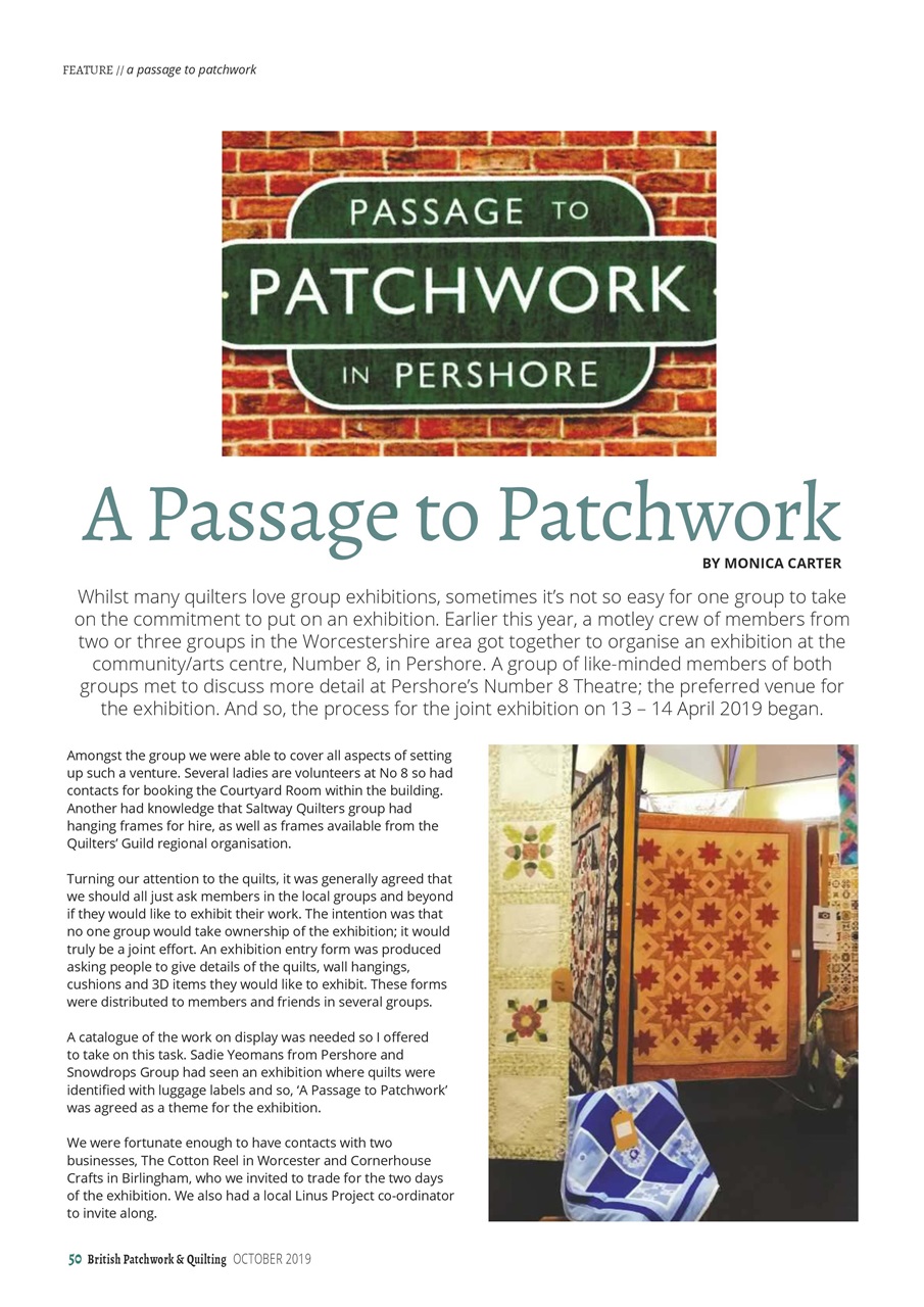 Patchwork and Quilting Preview Pages