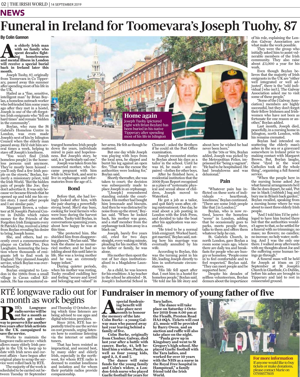 Irish World Preview Pages