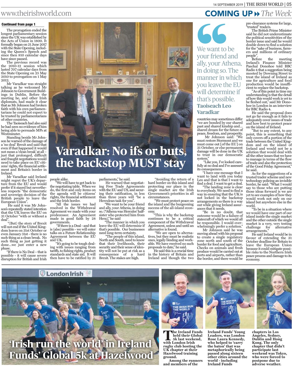 Irish World Preview Pages