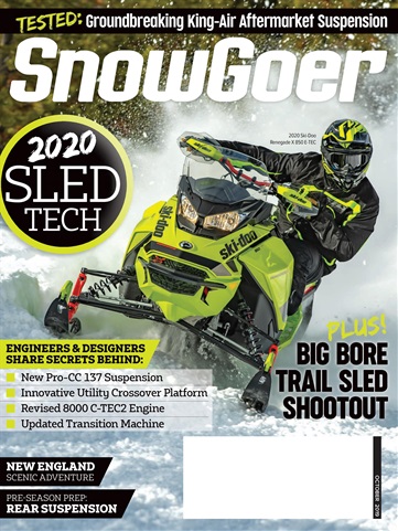 SnowGoer issue October 2019