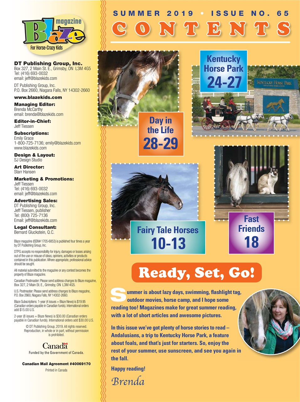 Blaze Magazine For Horse Crazy Kids Preview Pages