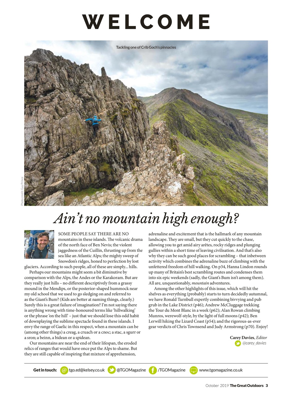 TGO - The Great Outdoors Magazine Preview Pages