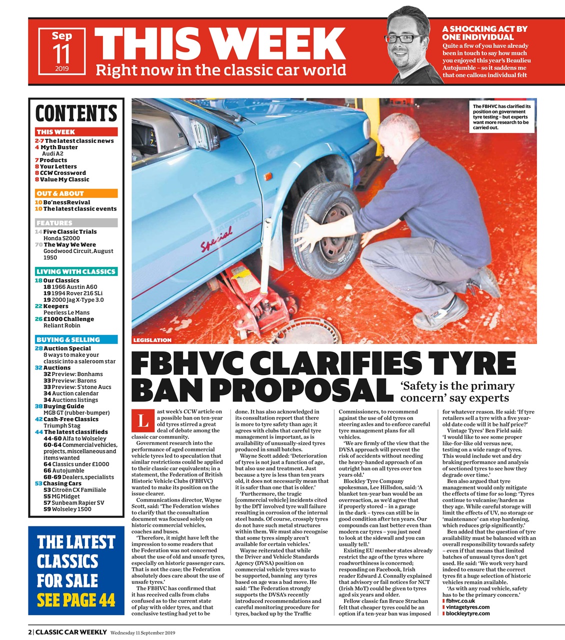 Classic Car Weekly Preview Pages