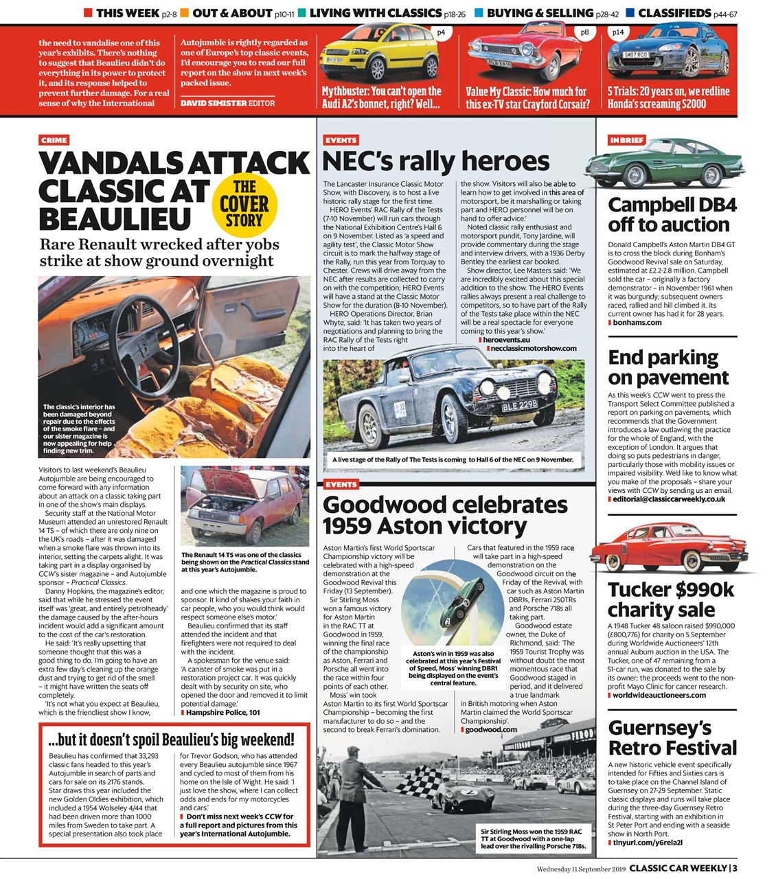 Classic Car Weekly Preview Pages