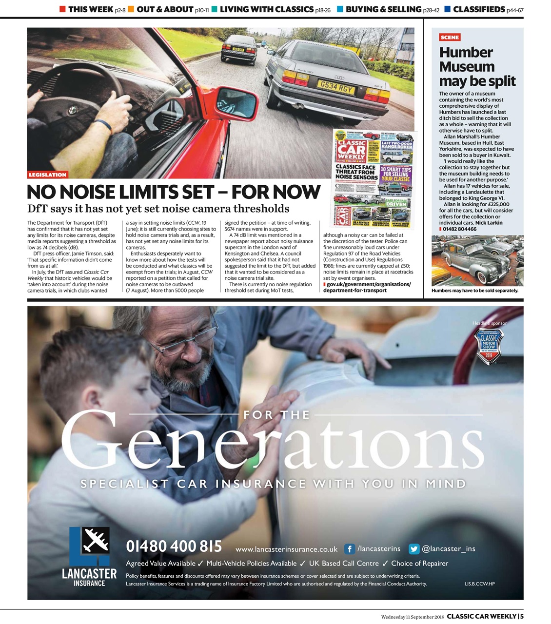 Classic Car Weekly Preview Pages