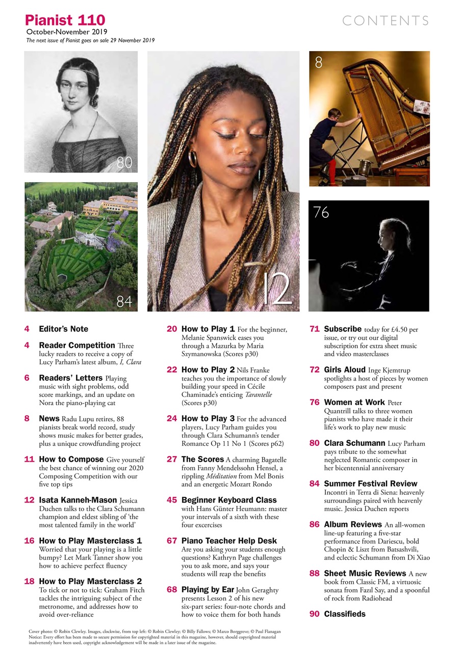 Pianist Preview Pages