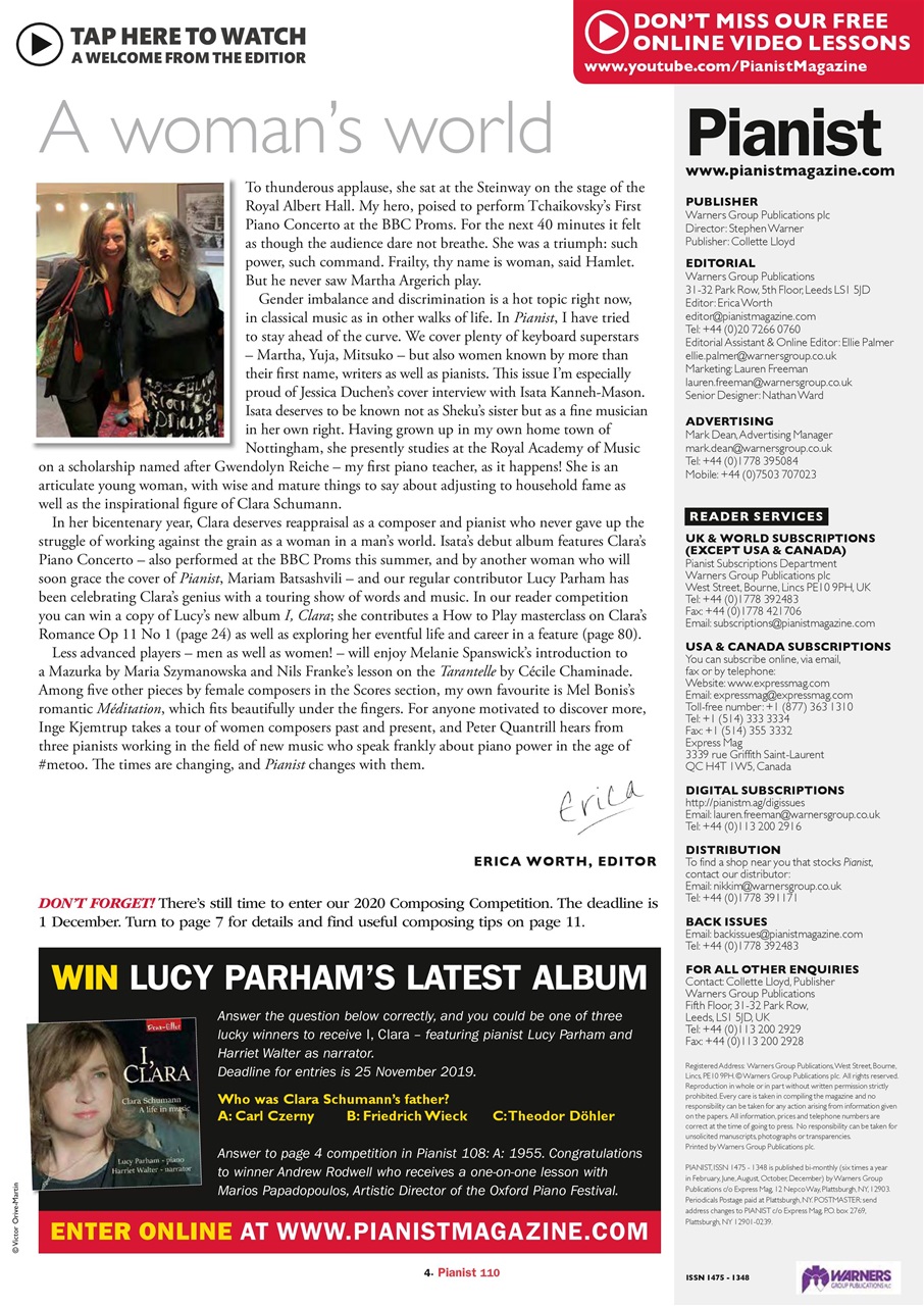 Pianist Preview Pages