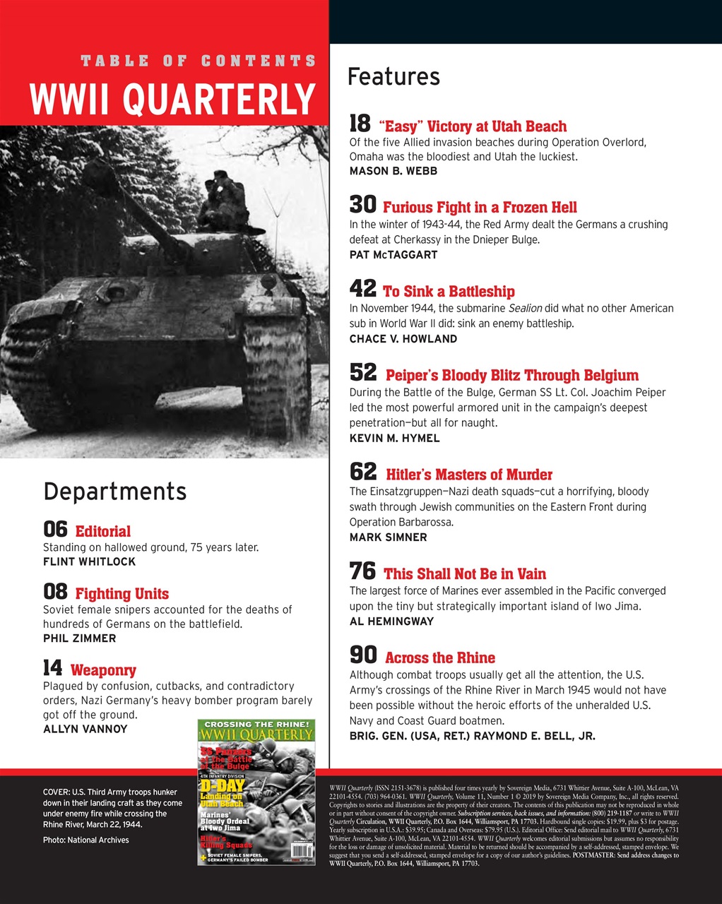 WWII Quarterly Preview Pages