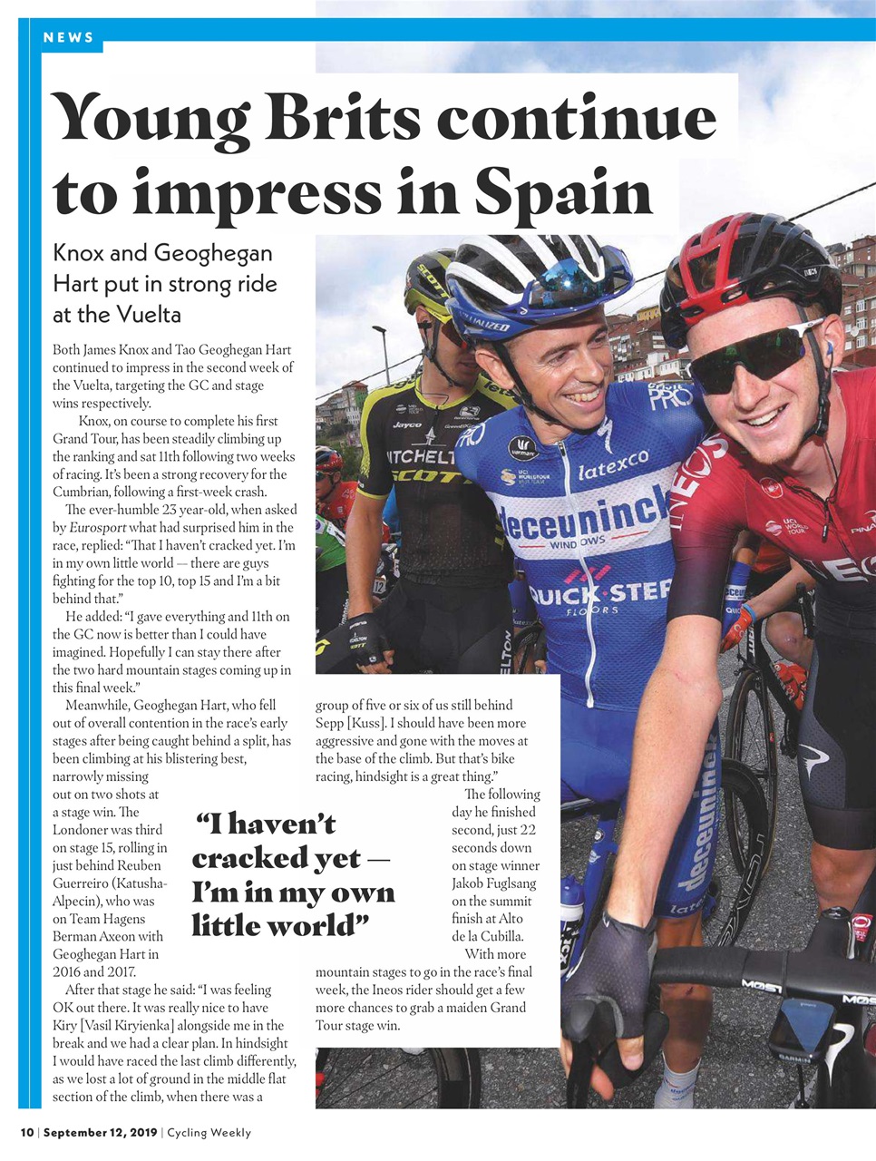 Cycling Weekly Preview Pages