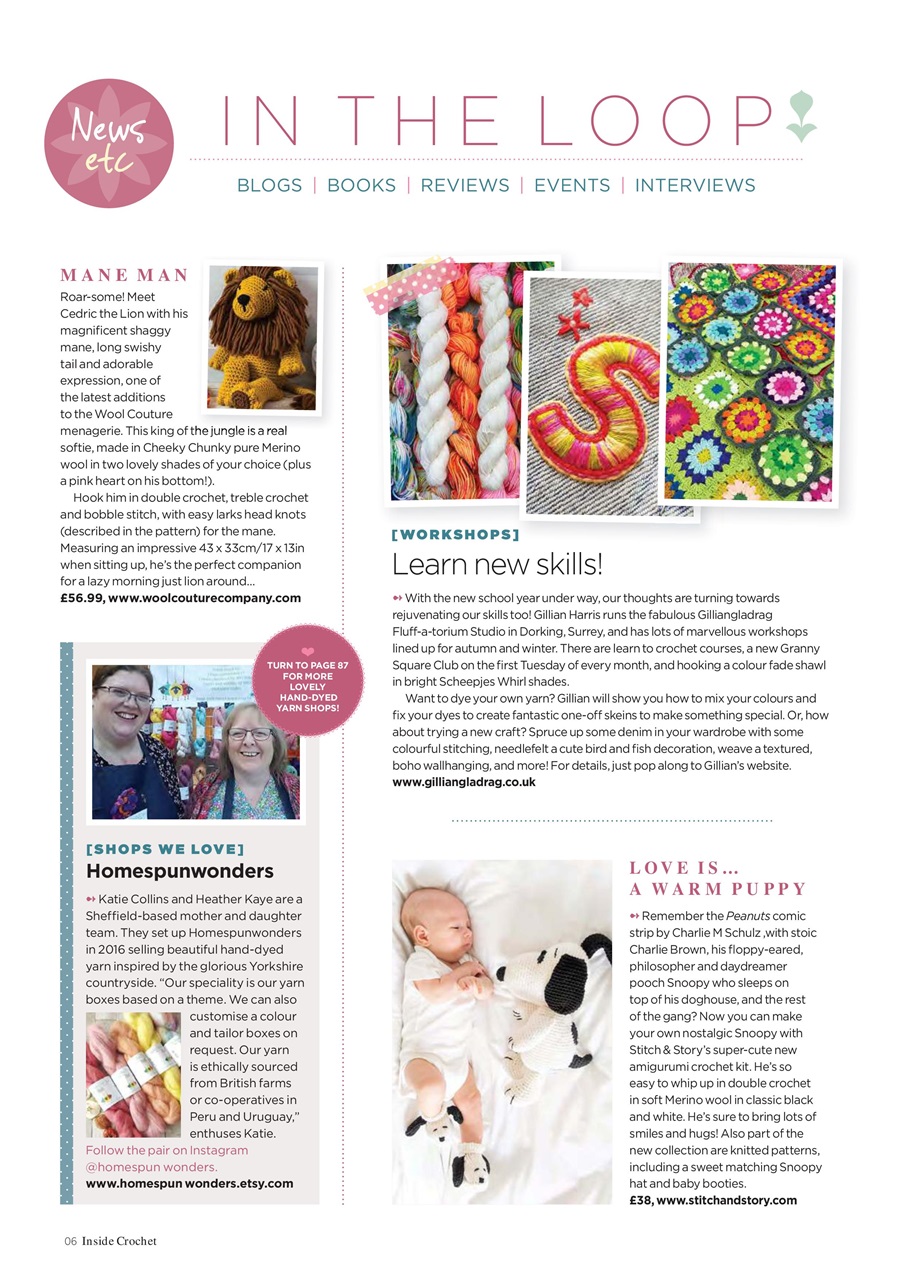 Inside Crochet Preview Pages