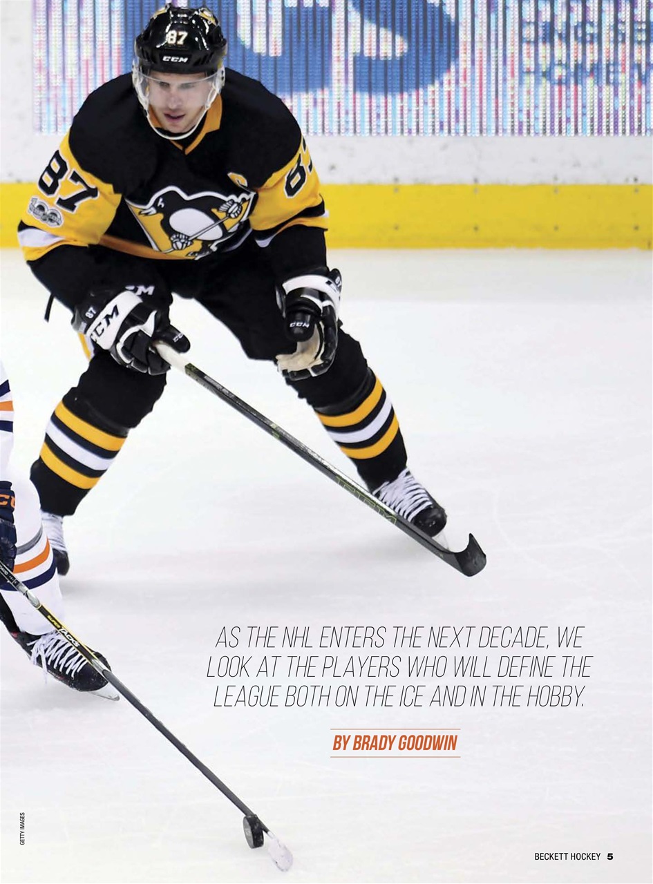 Beckett Hockey Magazine Preview Pages