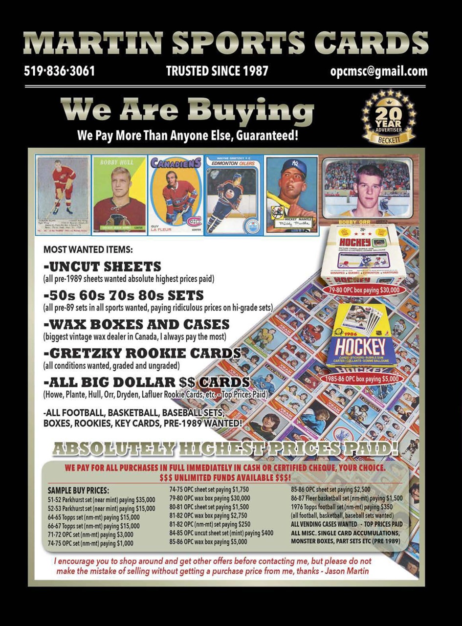 Beckett Hockey Magazine Preview Pages