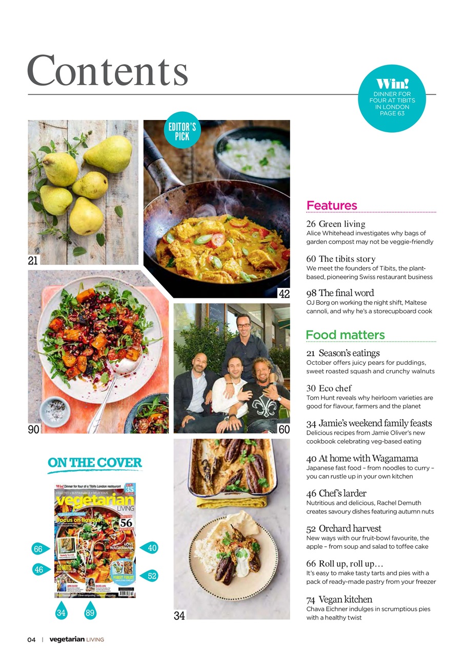 Vegetarian Living Preview Pages