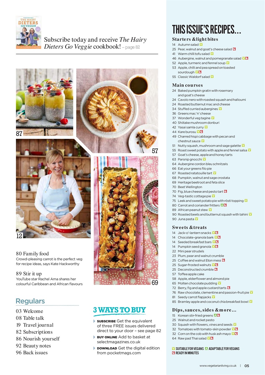 Vegetarian Living Preview Pages