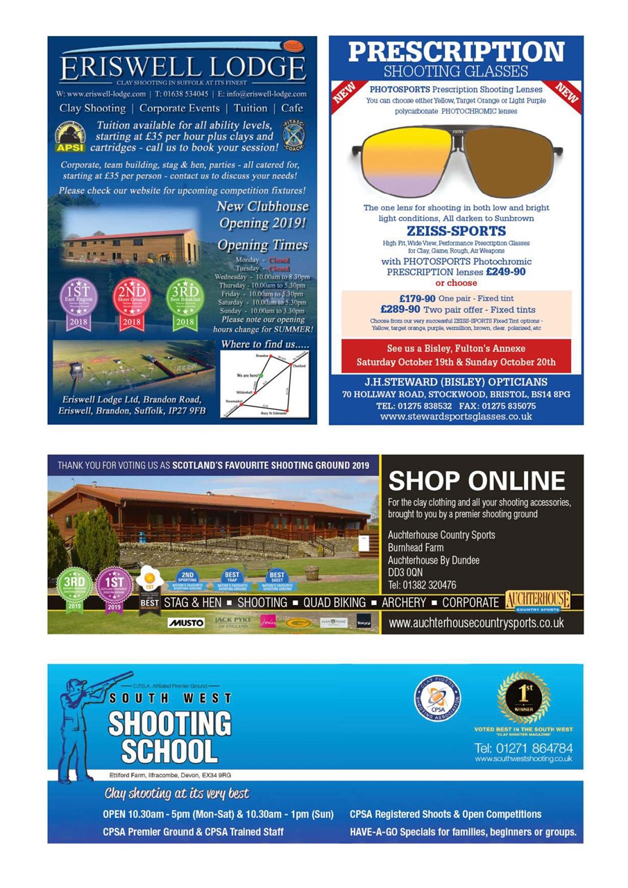 Clay Shooting Preview Pages