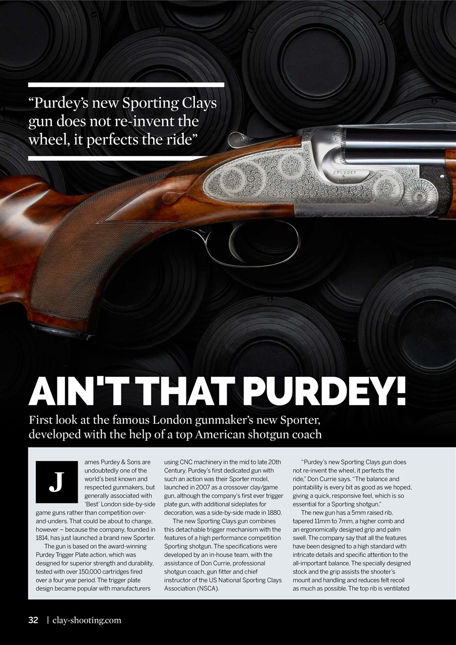 Clay Shooting Preview Pages