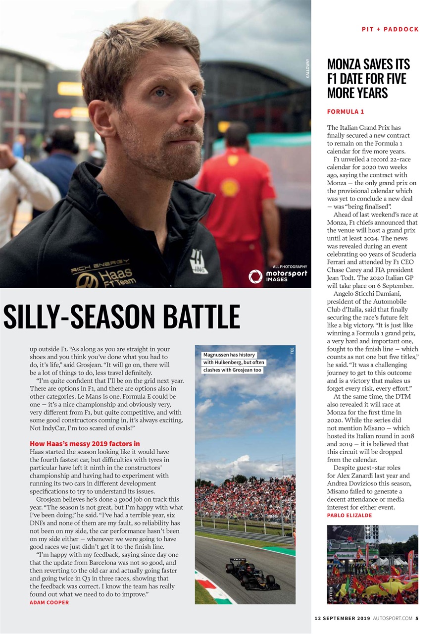 Autosport Preview Pages