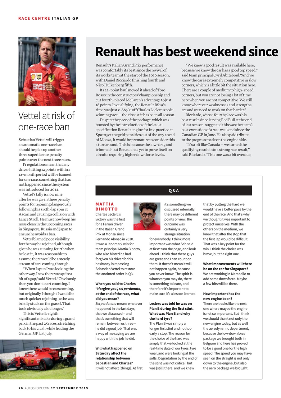 Autosport Preview Pages