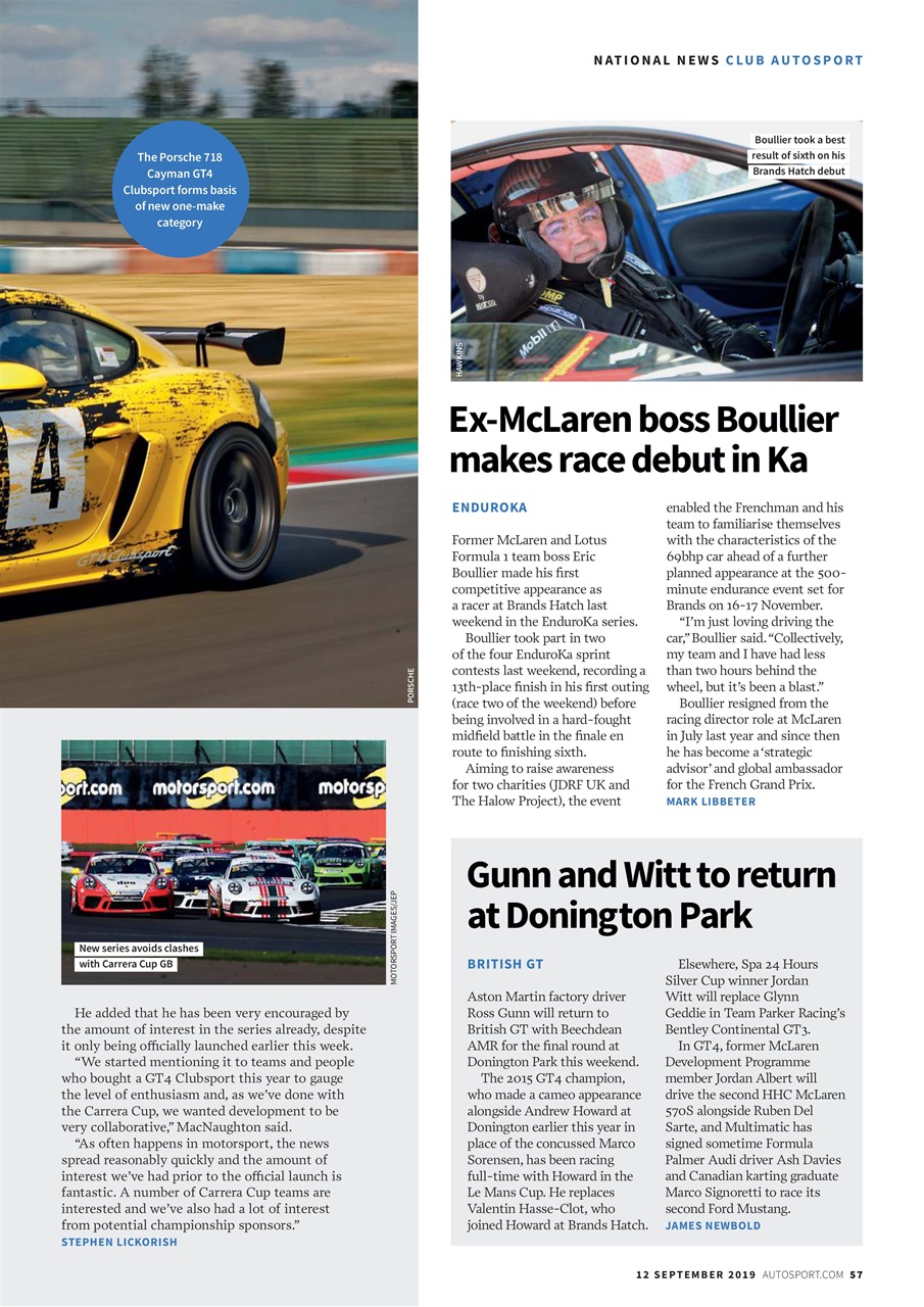 Autosport Preview Pages