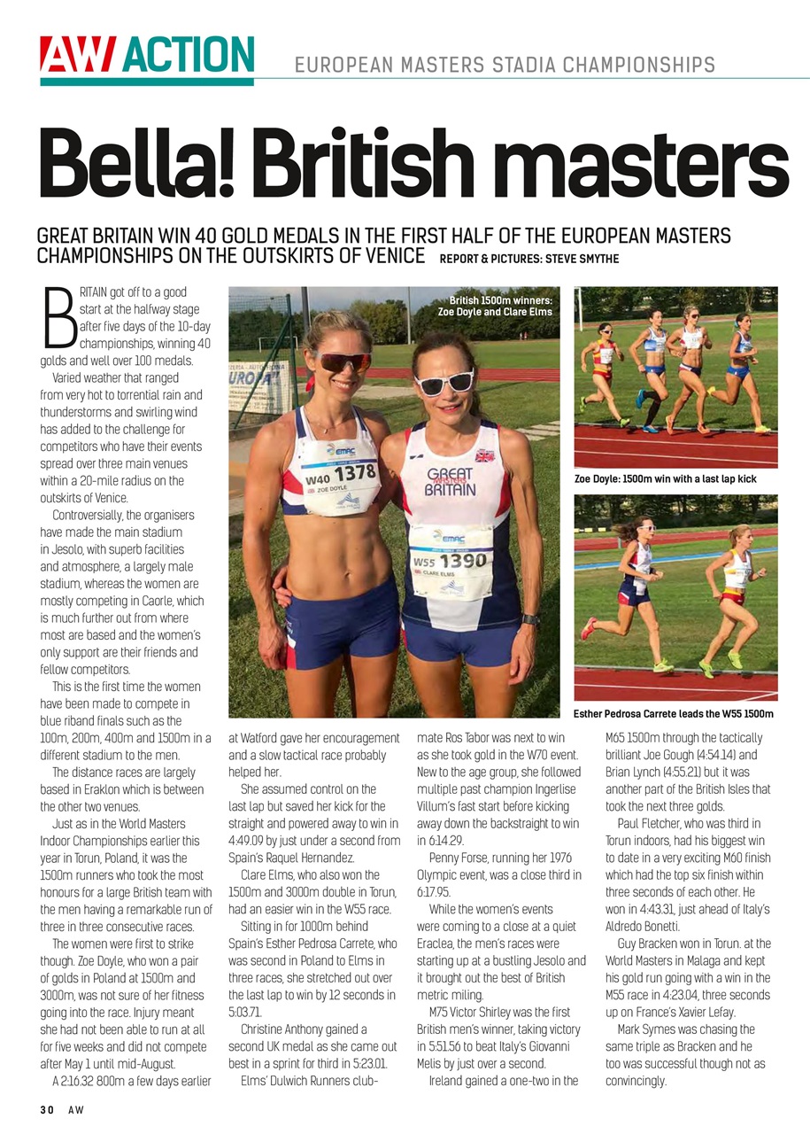 AW – Athletics Weekly Magazine Preview Pages