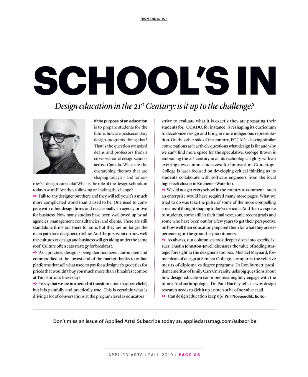 Applied Arts Preview Pages