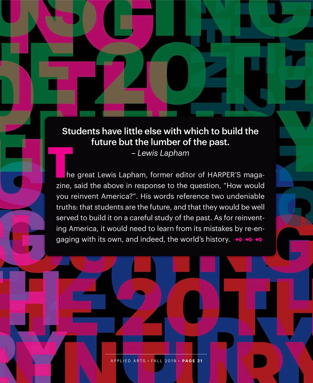 Applied Arts Preview Pages