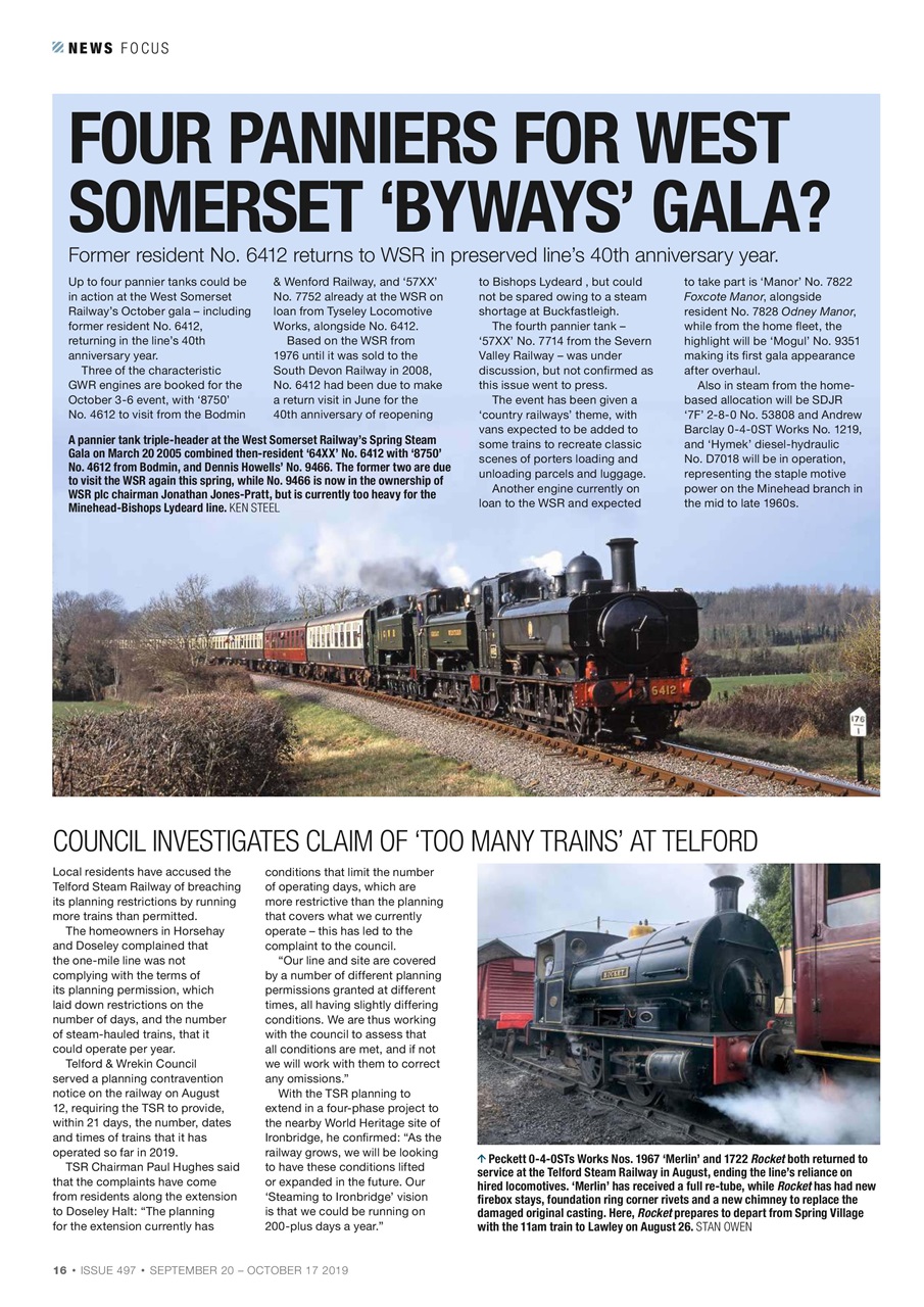 Steam Railway Preview Pages