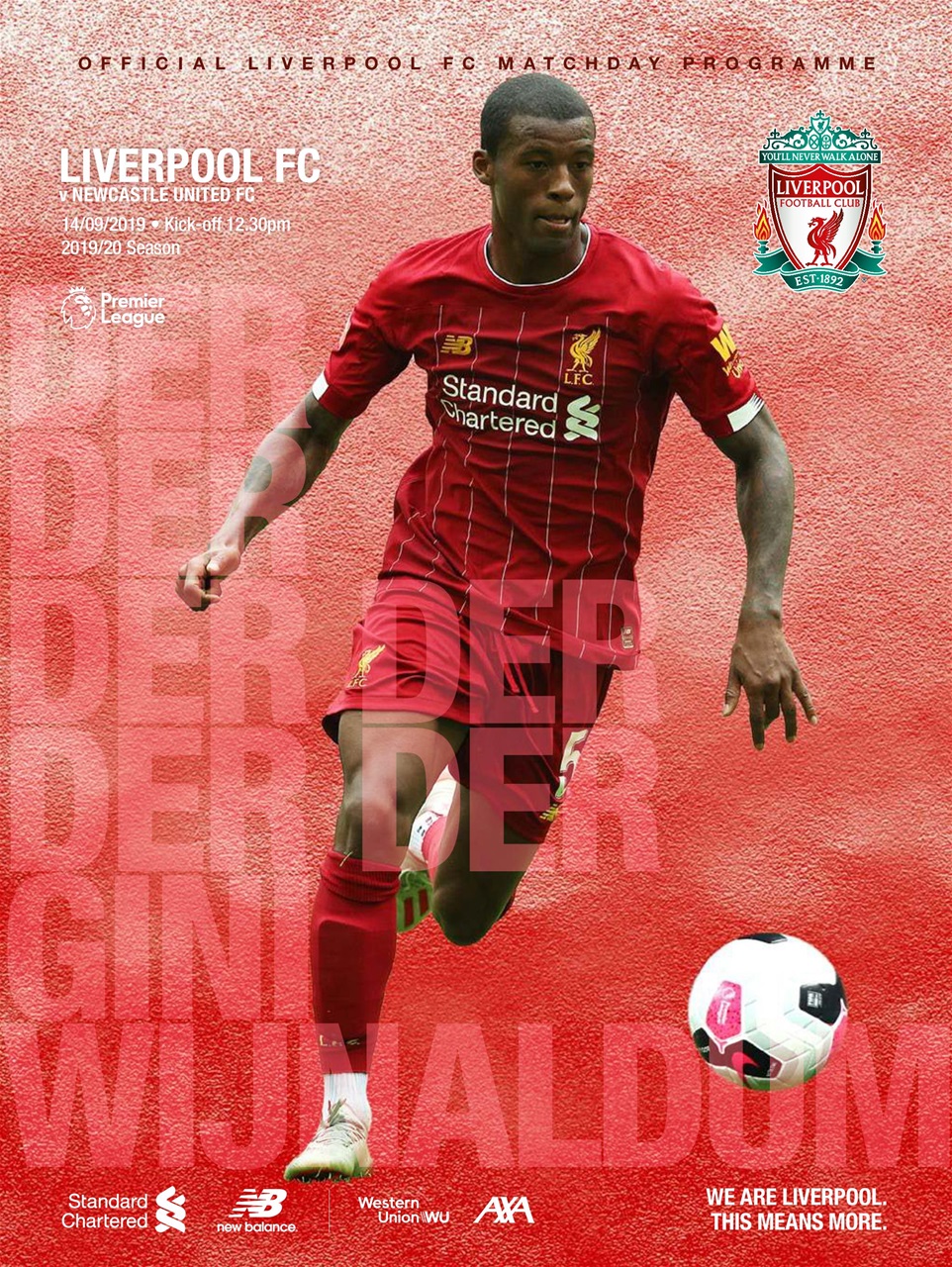 Liverpool FC Programmes Preview Pages