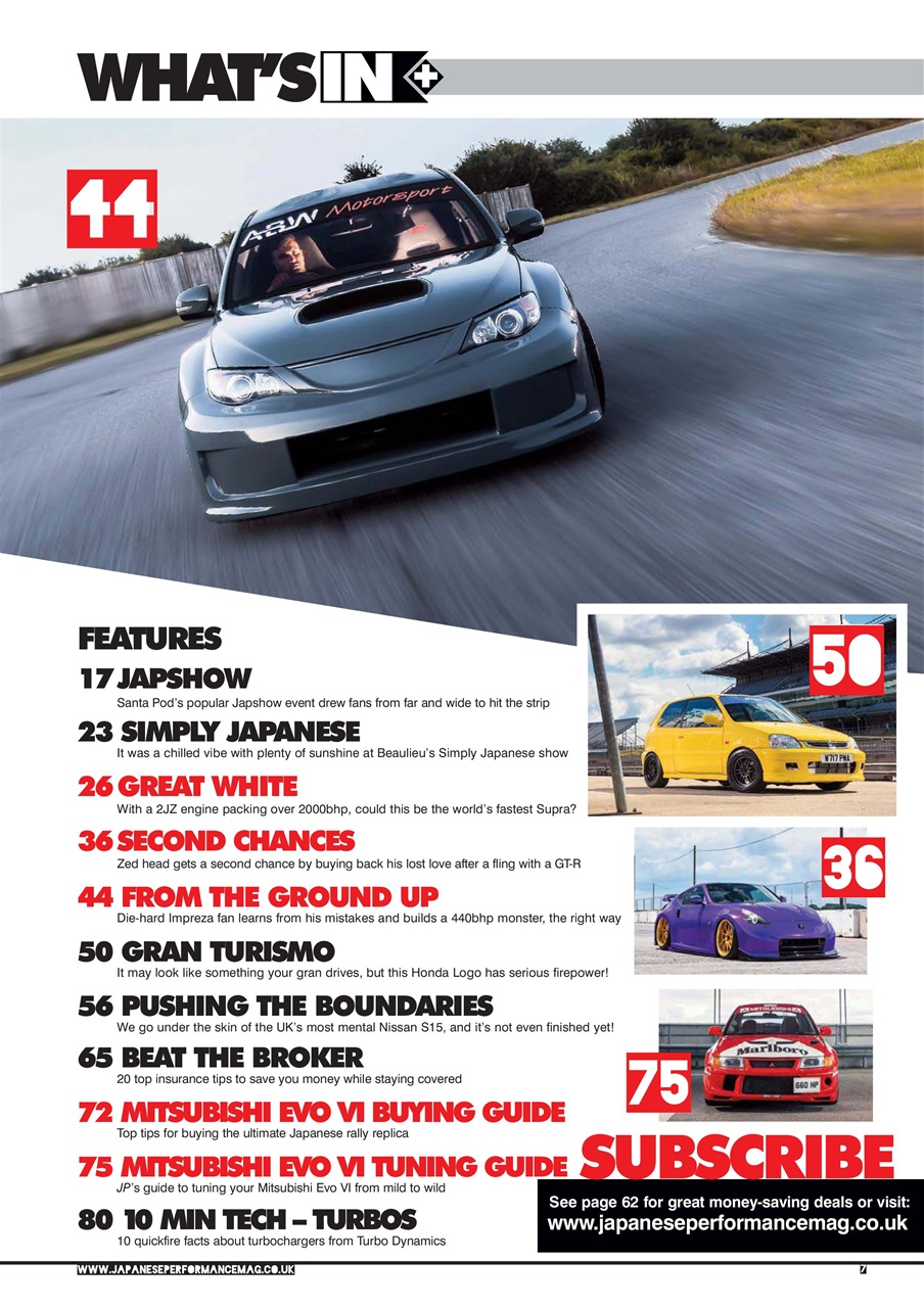 Japanese Performance Preview Pages