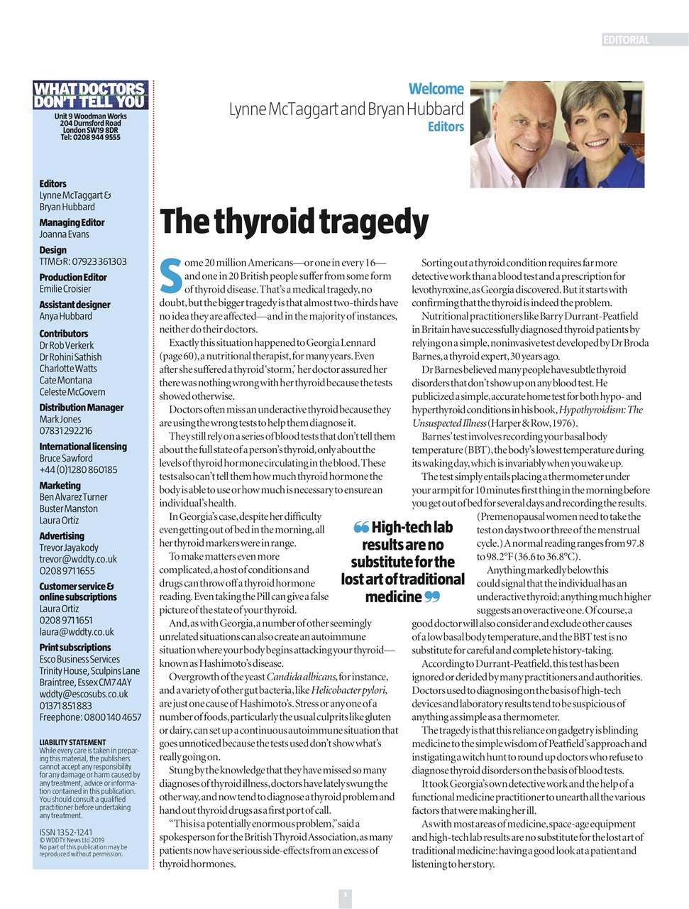 What Doctors Don't Tell You Preview Pages