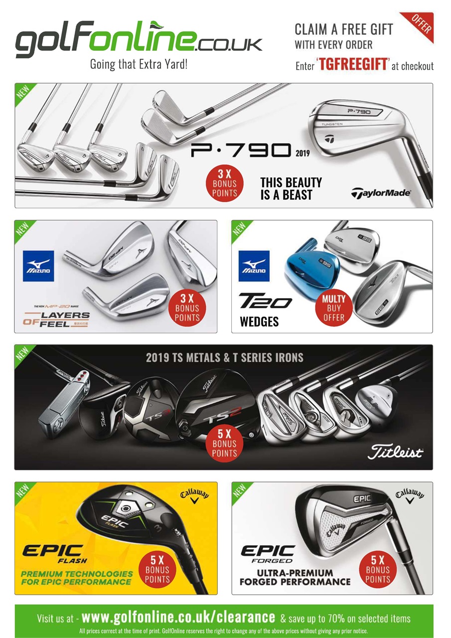 Today's Golfer Preview Pages