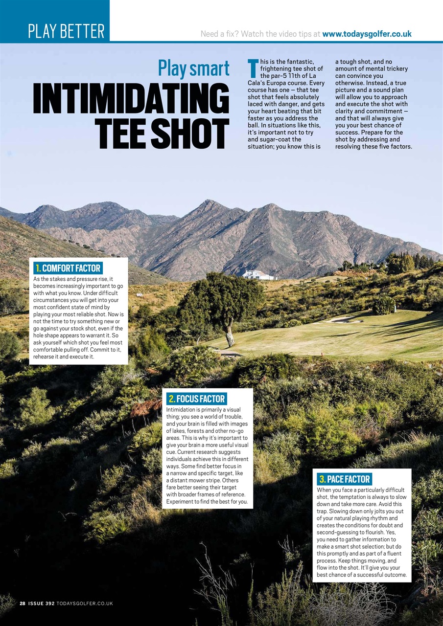 Today's Golfer Preview Pages