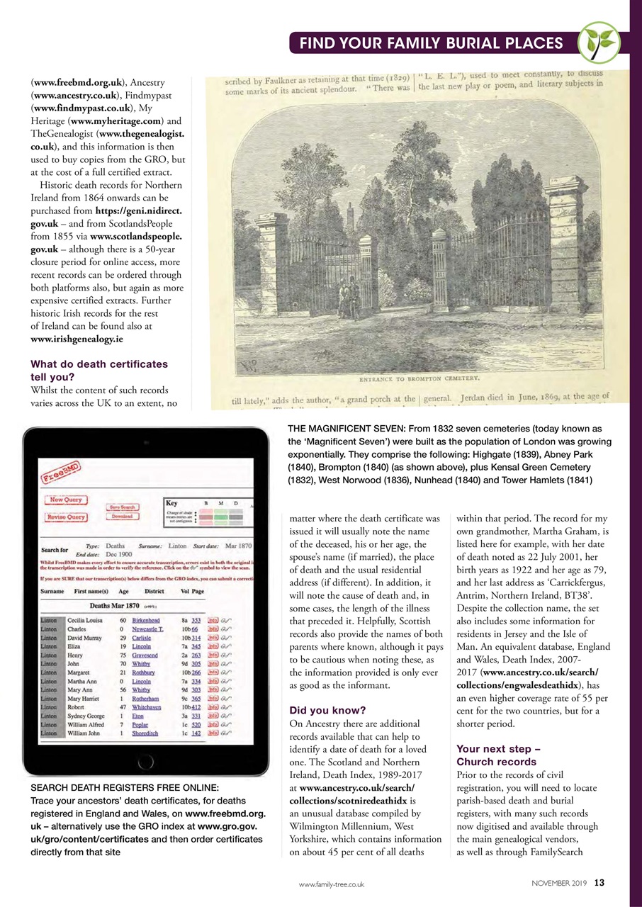 Family Tree Preview Pages