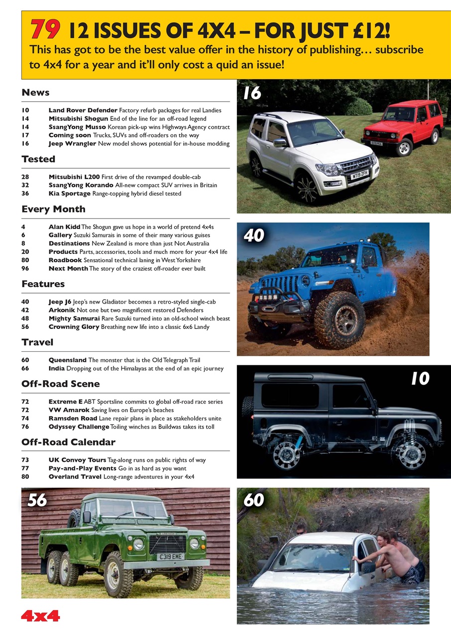 Overlander 4X4 Preview Pages