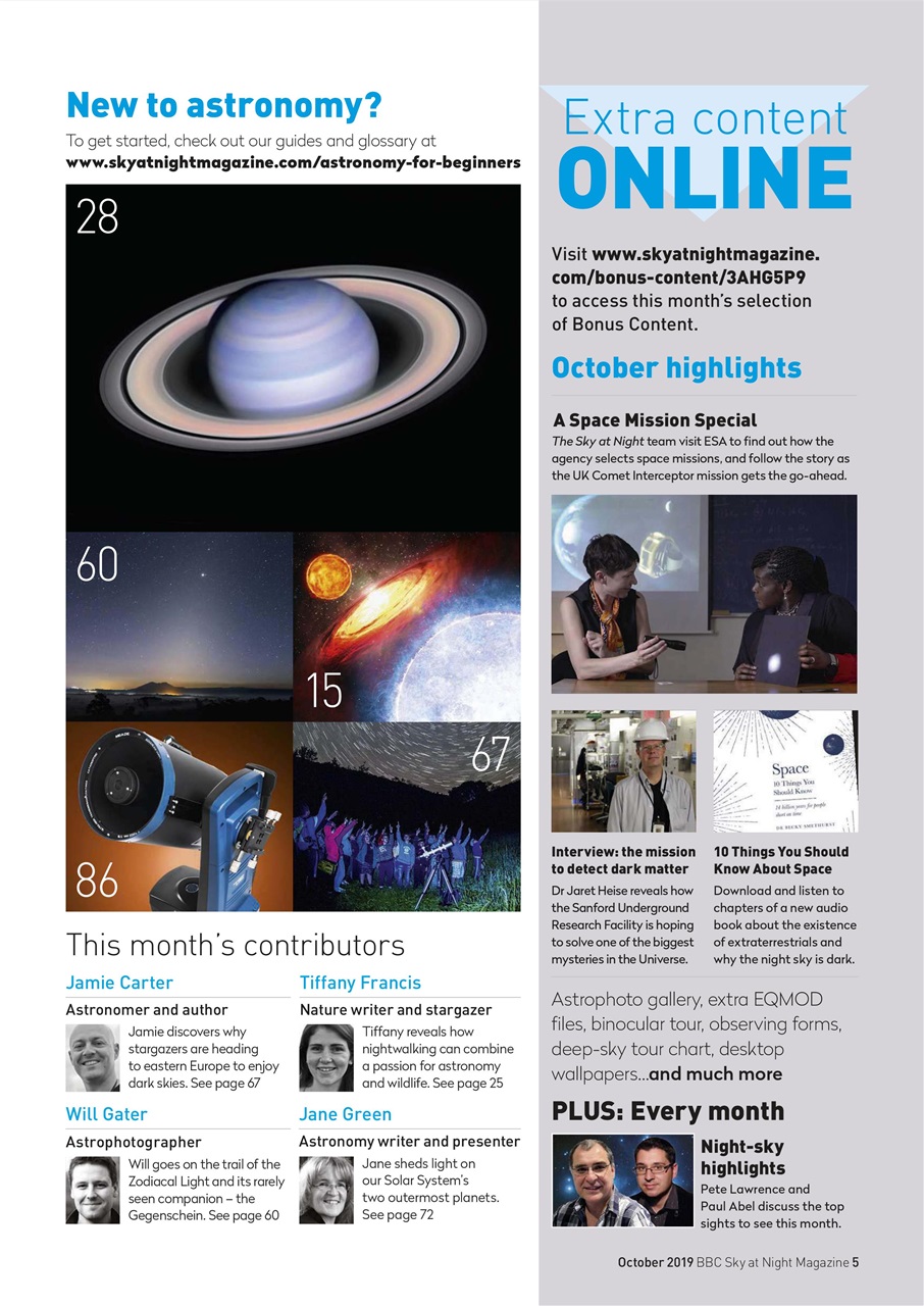 BBC Sky at Night Magazine Preview Pages