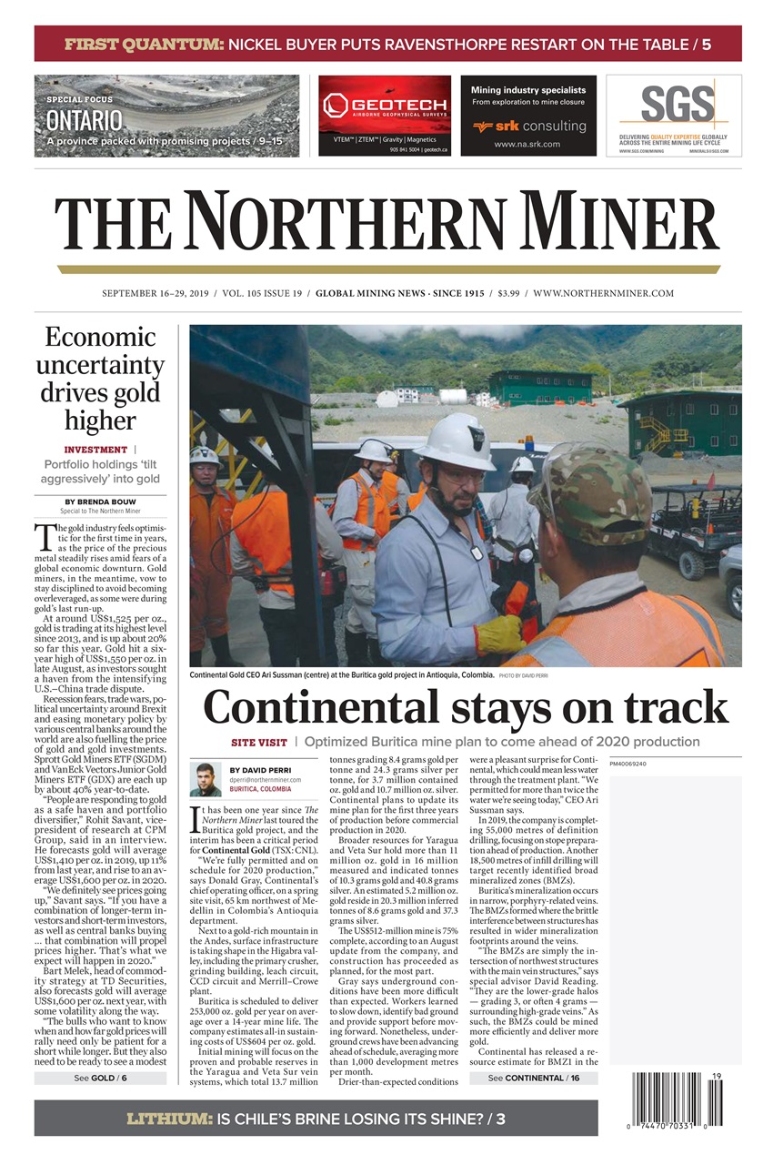 The Northern Miner Preview Pages