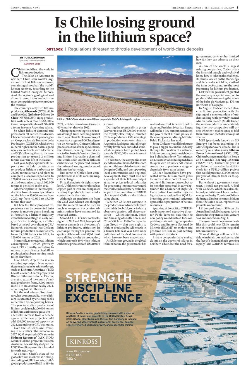 The Northern Miner Preview Pages