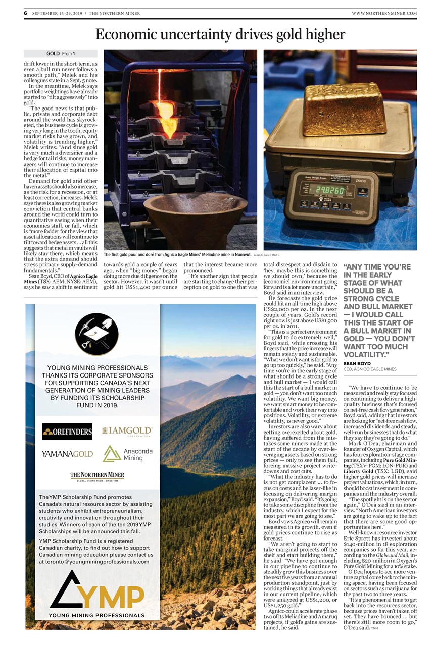 The Northern Miner Preview Pages