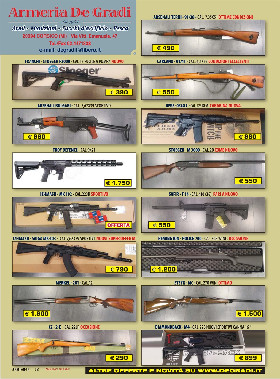 ARMI SHOP Preview Pages