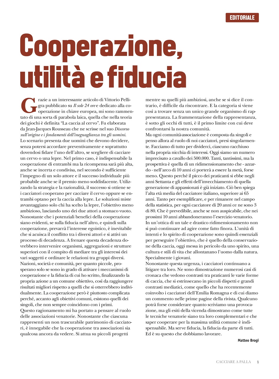 Caccia Magazine Preview Pages