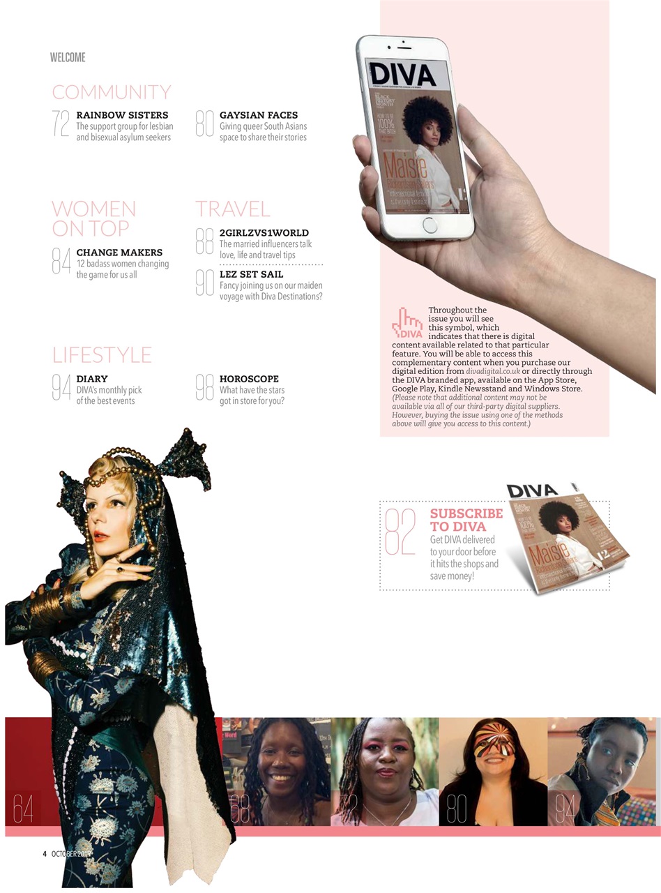 DIVA Magazine Preview Pages