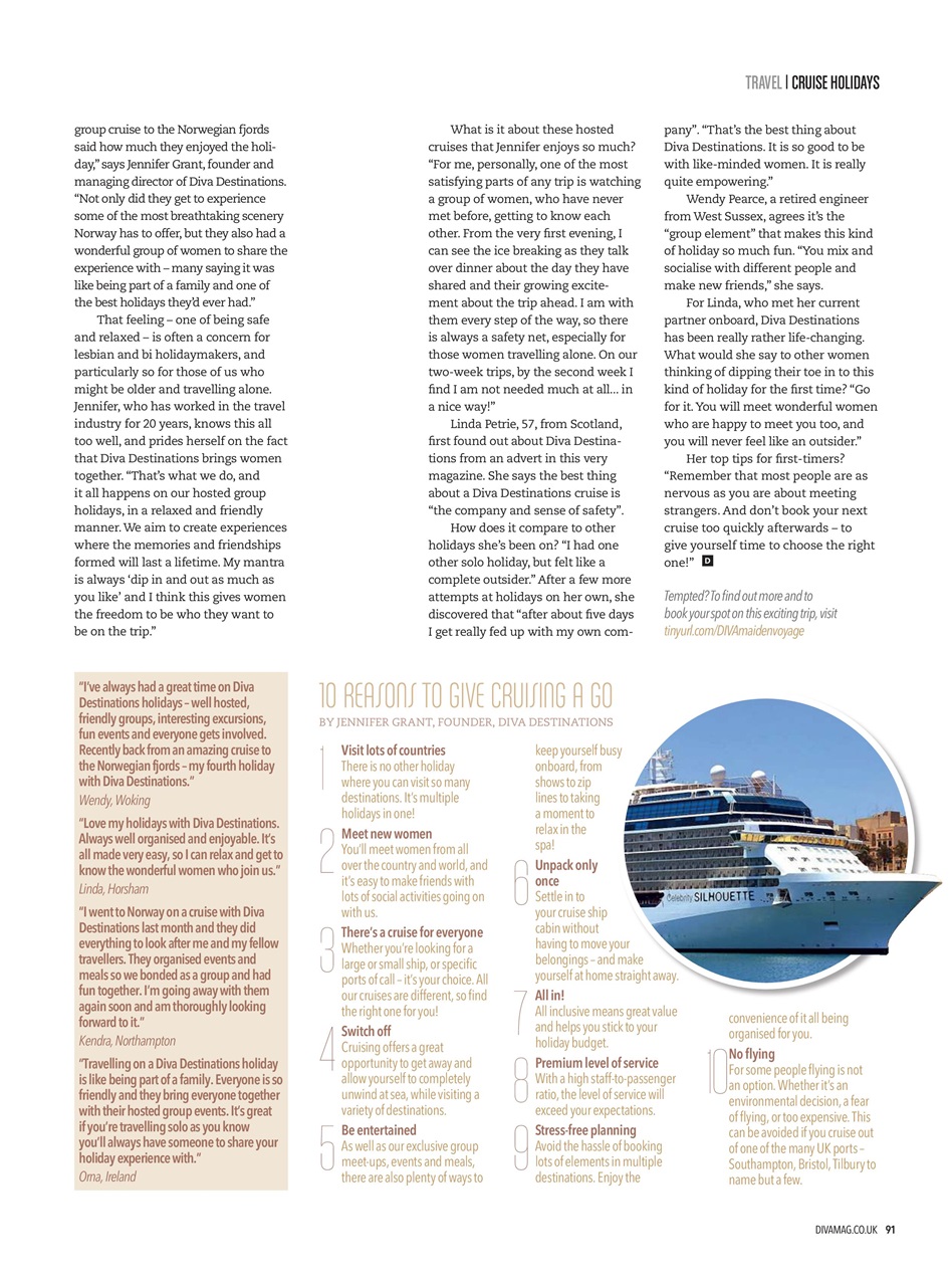 DIVA Magazine Preview Pages