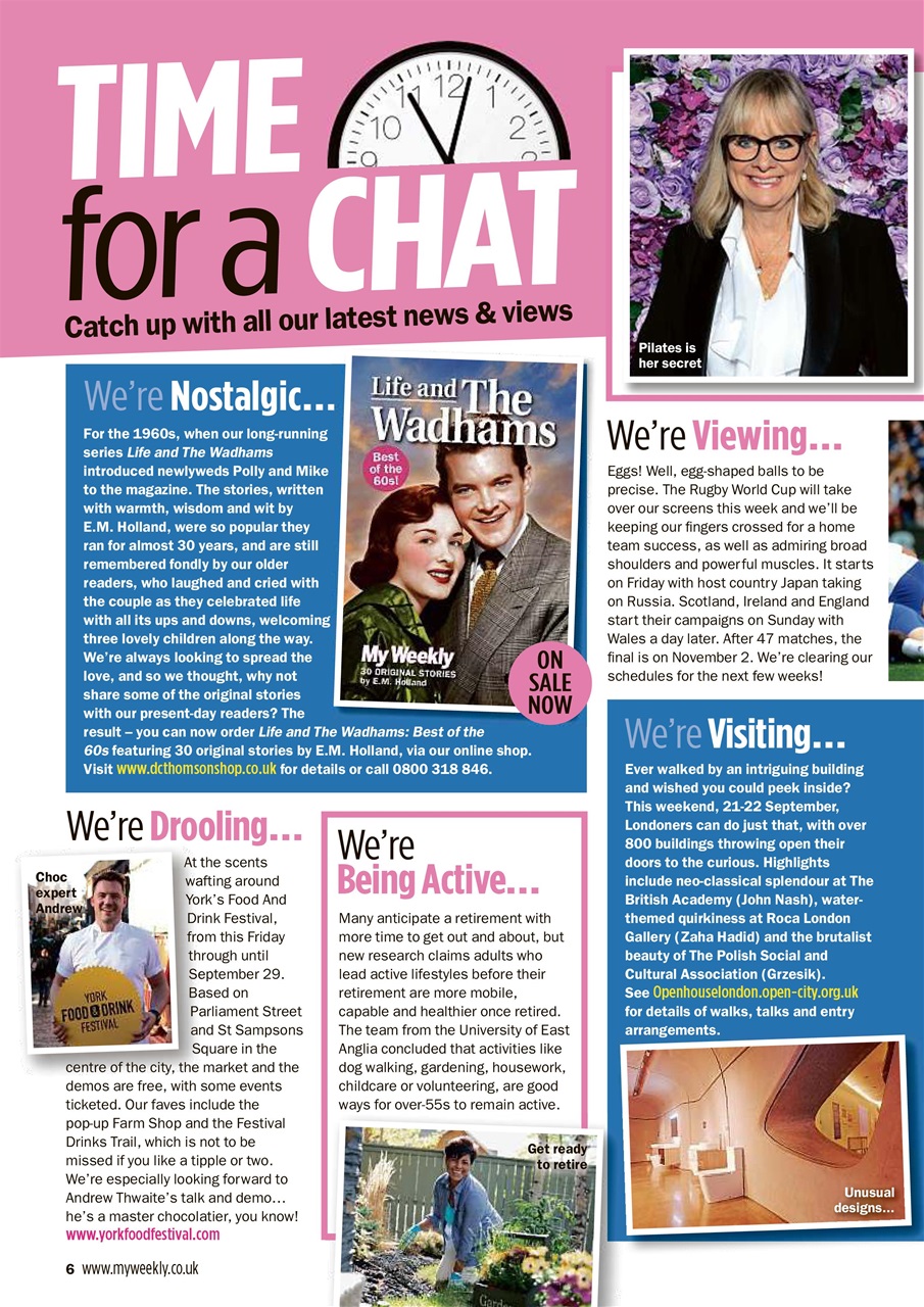 My Weekly Preview Pages