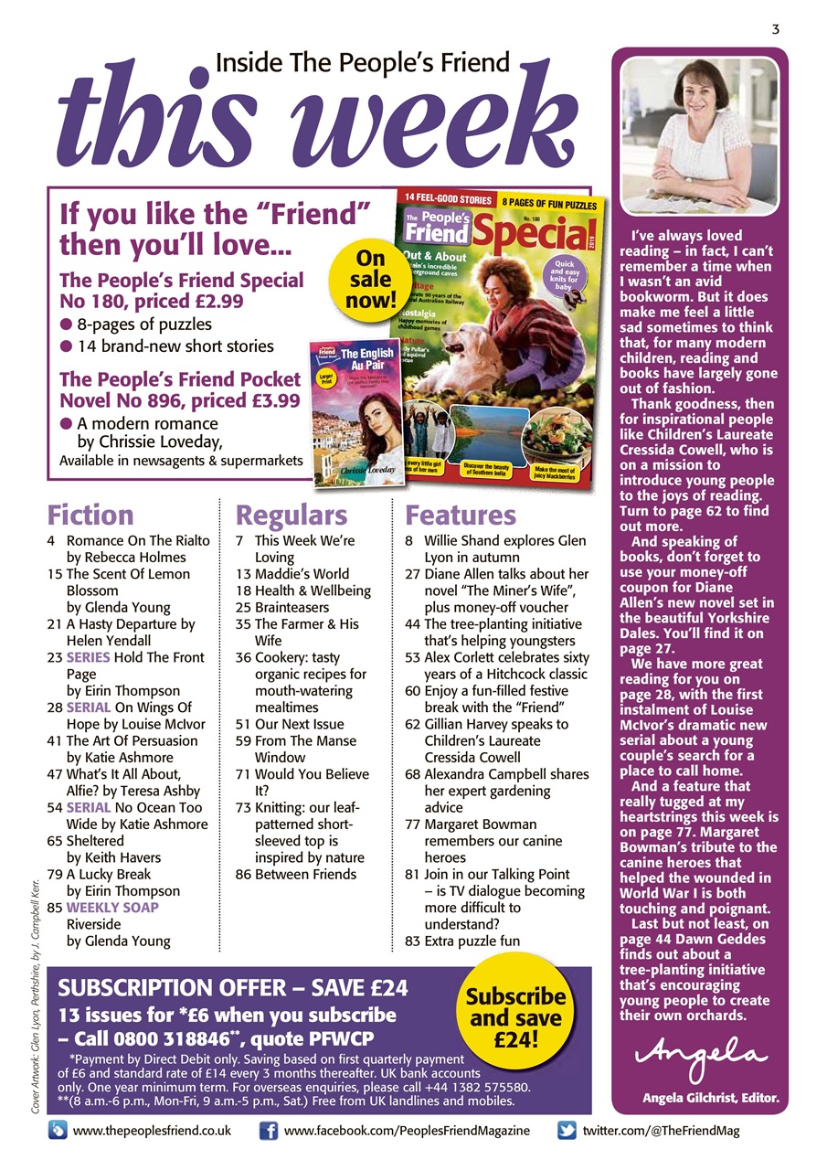 The People’s Friend Preview Pages