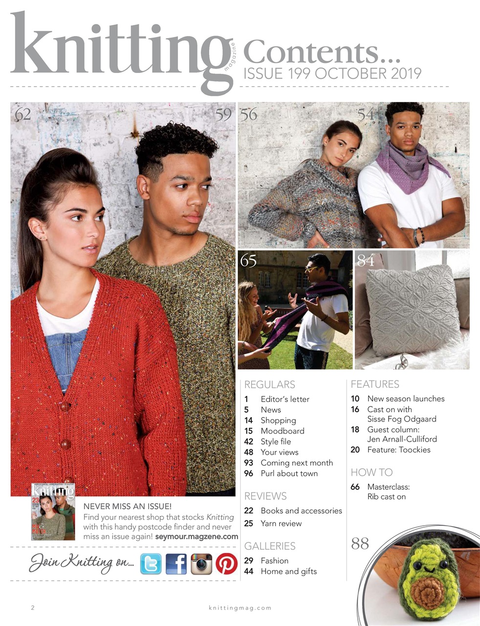 Knitting Preview Pages