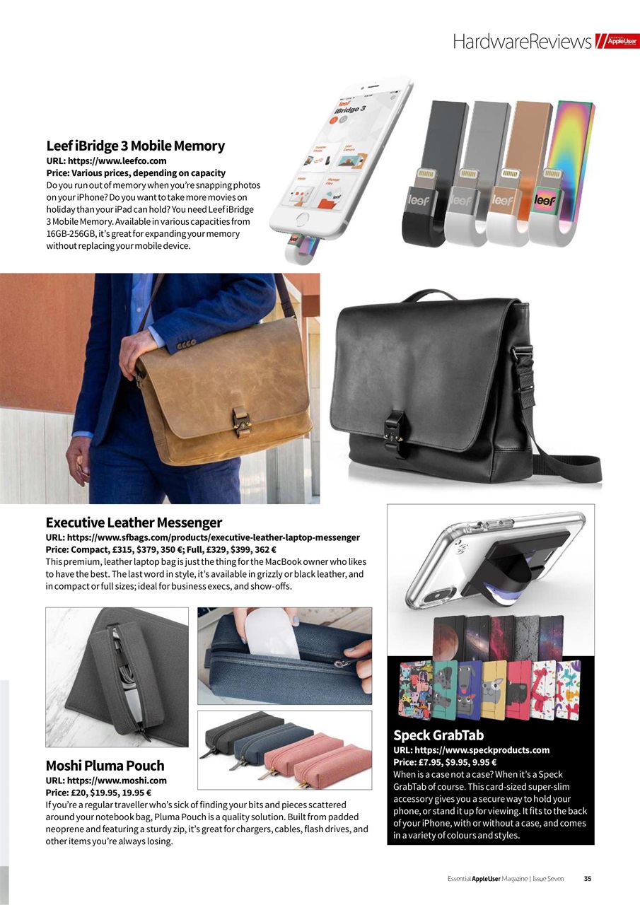 Essential Apple User Preview Pages